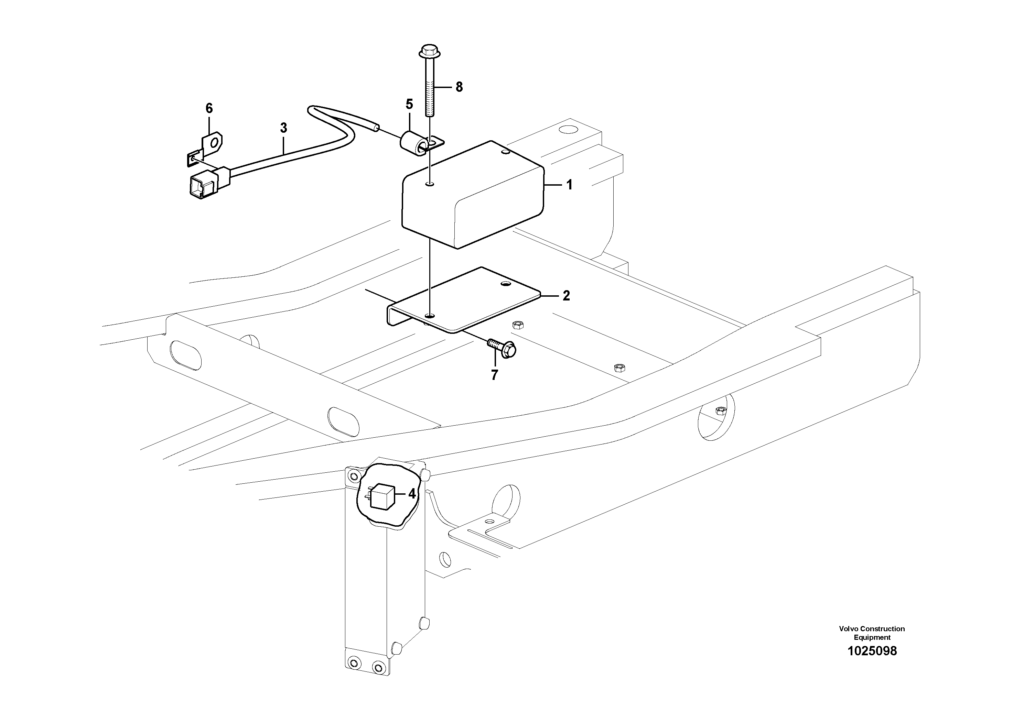 Back-up warning unit VOE8279783 EW145B Prime