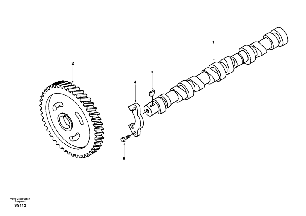 Camshaft EW130 Volvo