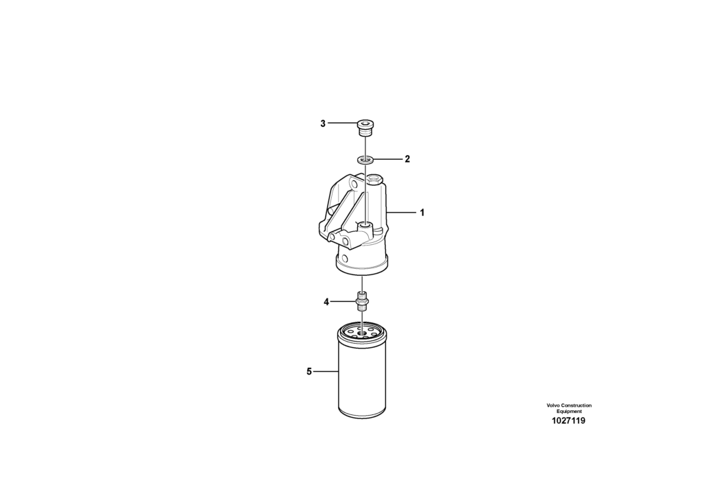 D6E Engine Fuel filter 8287685