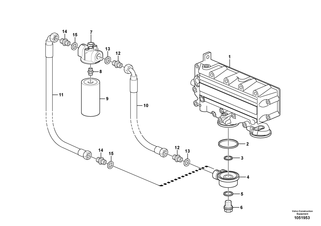 D6E Engine Oil filter 8287685