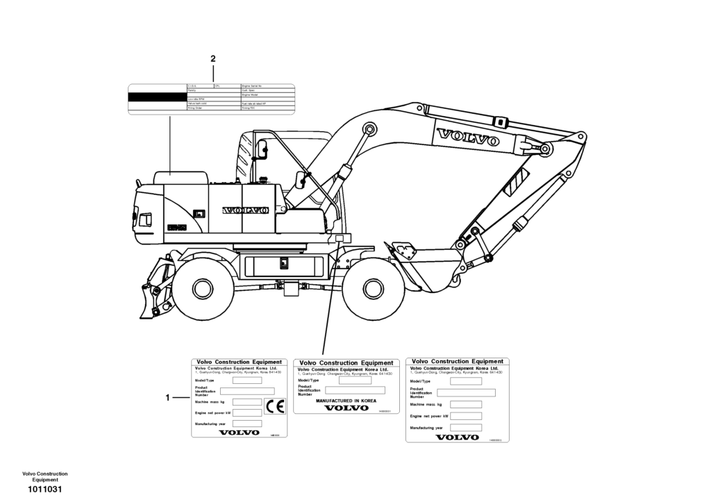 Product Identification Plate EW145B Prime