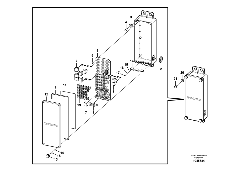 Electrical relay VOE8285755 EW145B