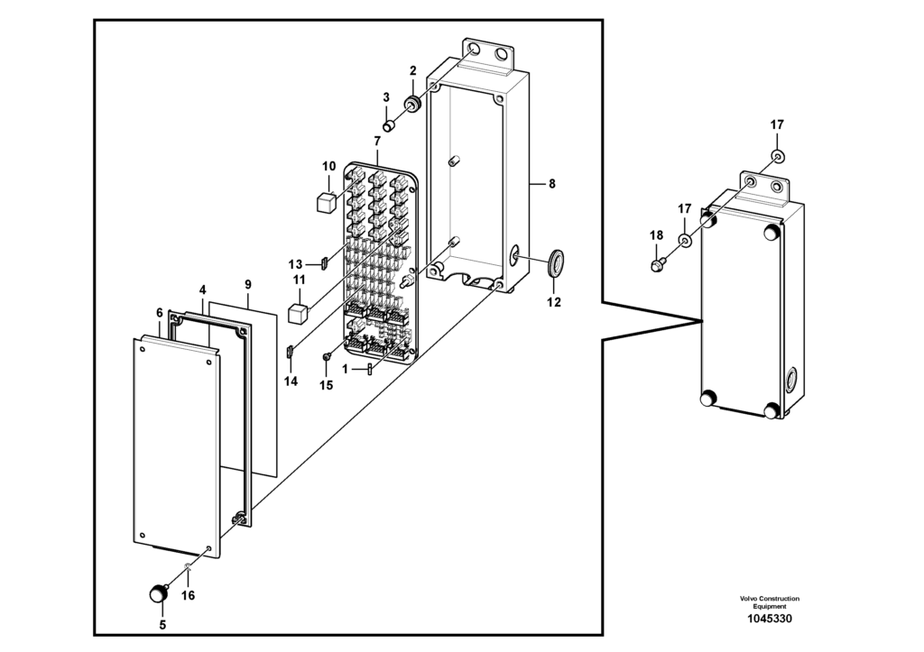 Electrical relay VOE8287683 EW145B Prime Volvo