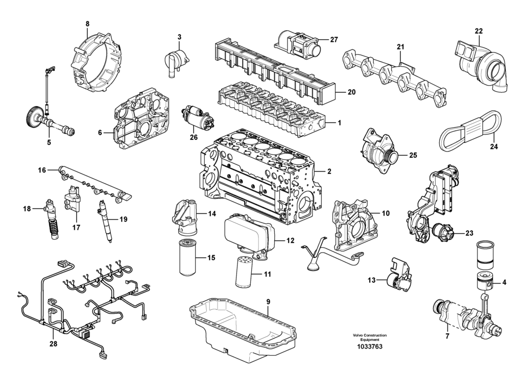 Engine Volvo EW145B Prime Catalog