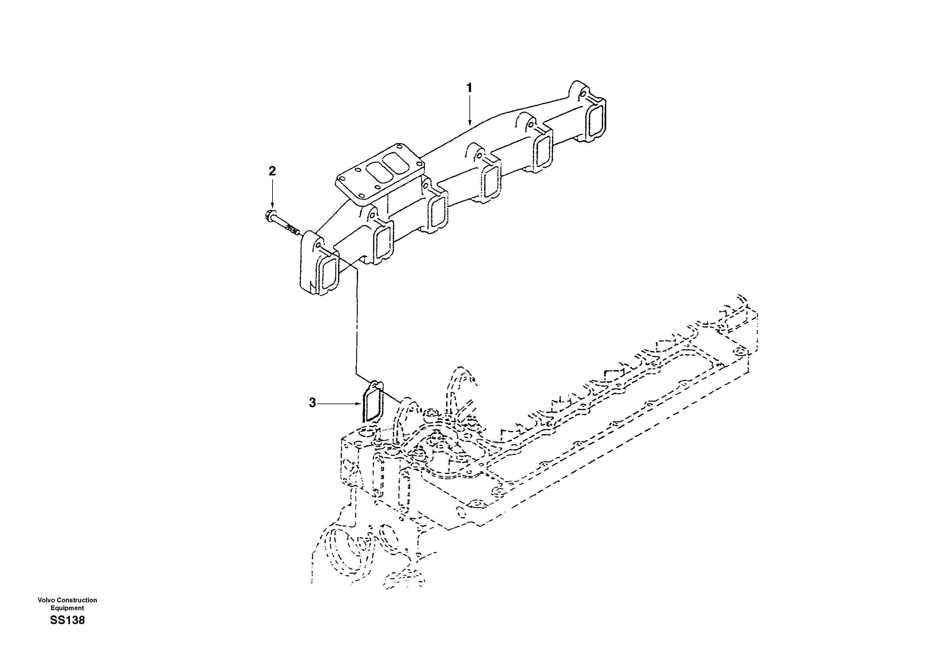 Exhaust Manifold EW130 Volvo