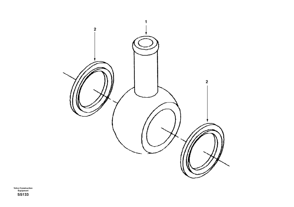 Fuel Pipe Drain EW130 Volvo