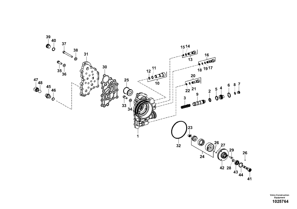 Gear shift sensor VOE8279320 EW145B Prime Volvo