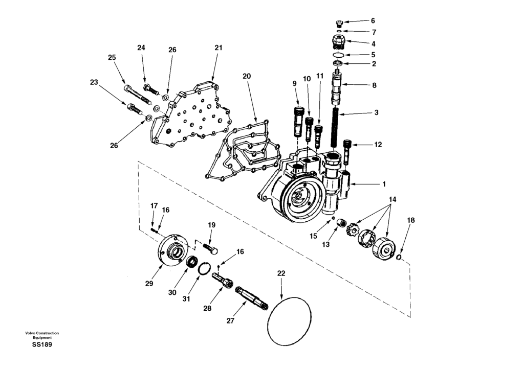 Gear shift sensor EW130 Volvo