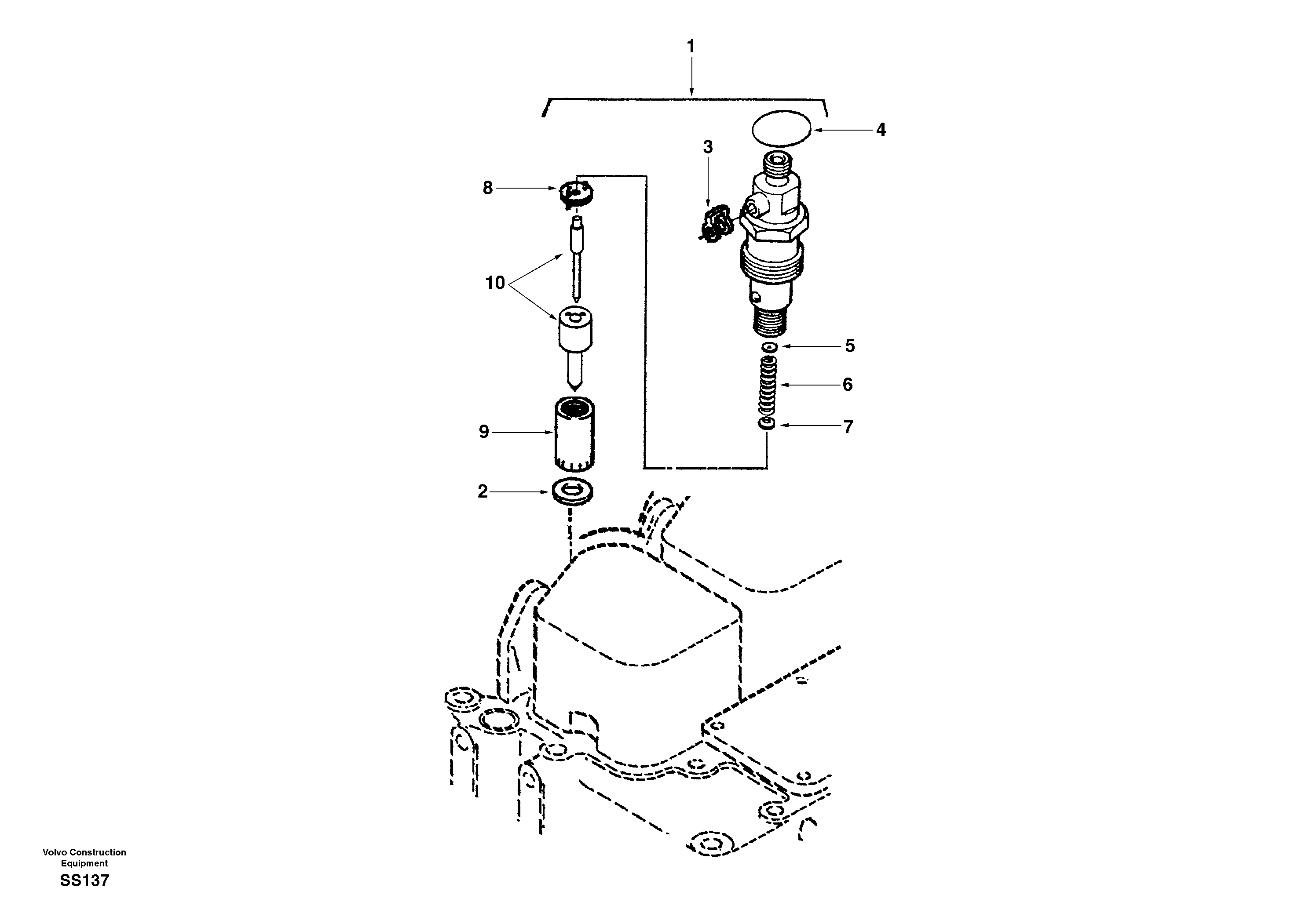 Injector EW130 Volvo