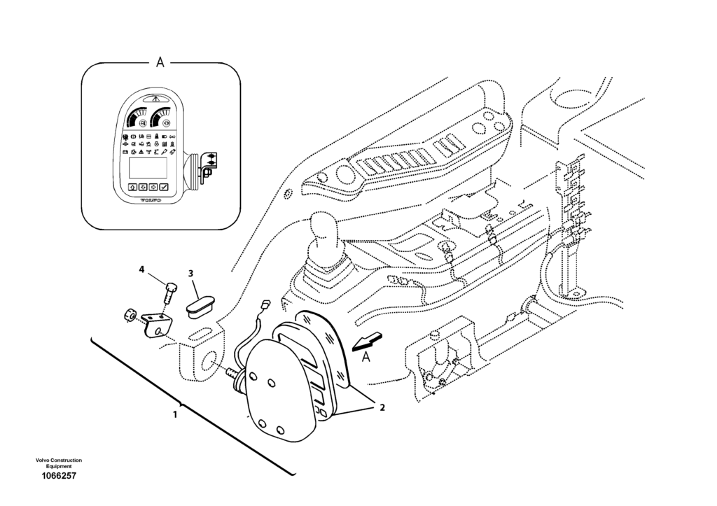 Instrument panel VOE8279320 EW145B