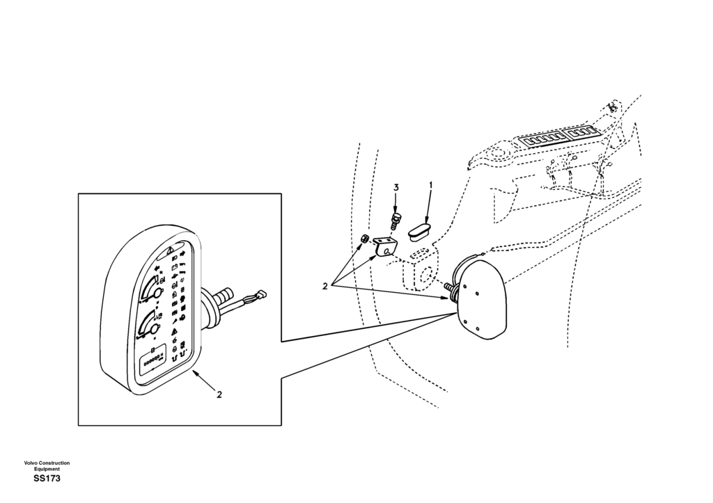 Instrument panel warning and information unit