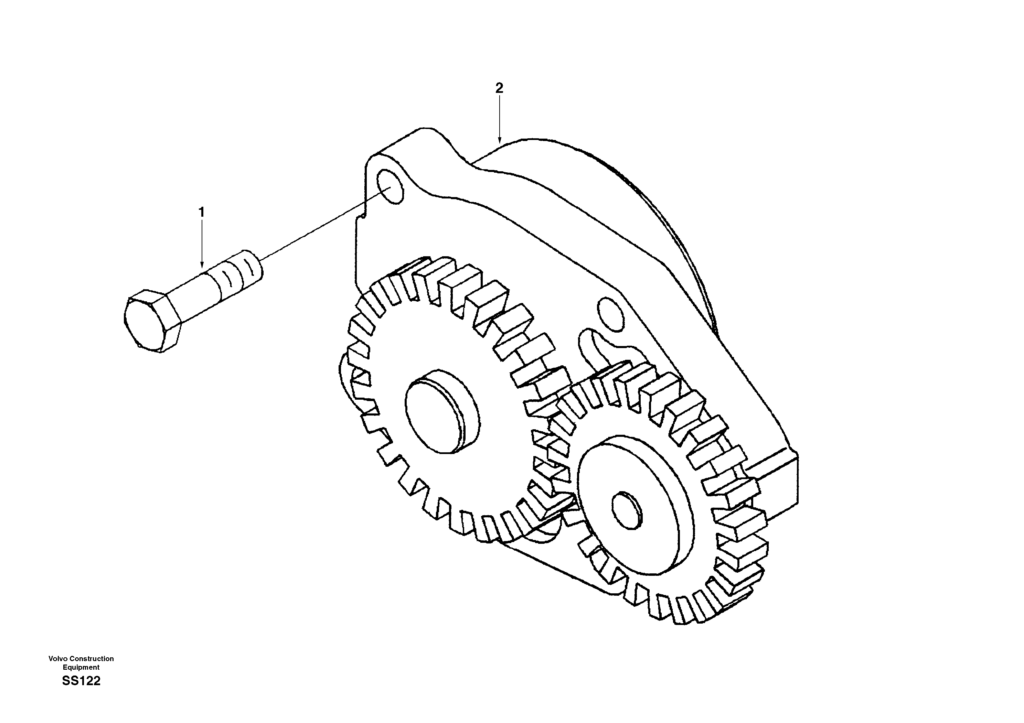 Oil Pump 6BT EW130 Volvo