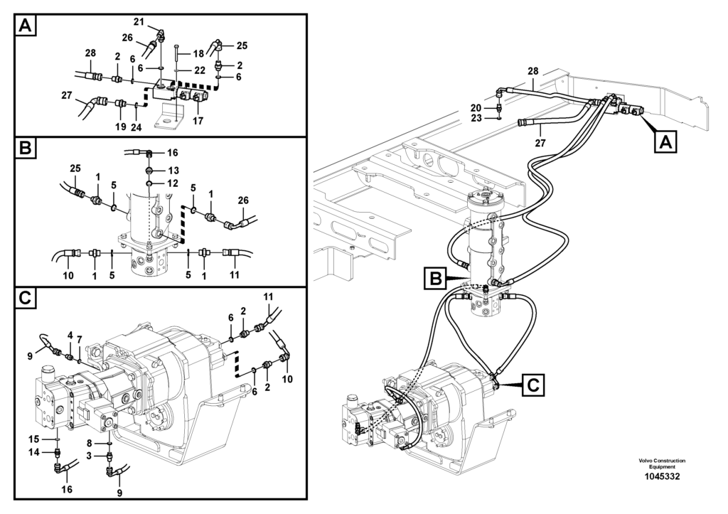 Power train control system VOE8287683 EW145B Prime