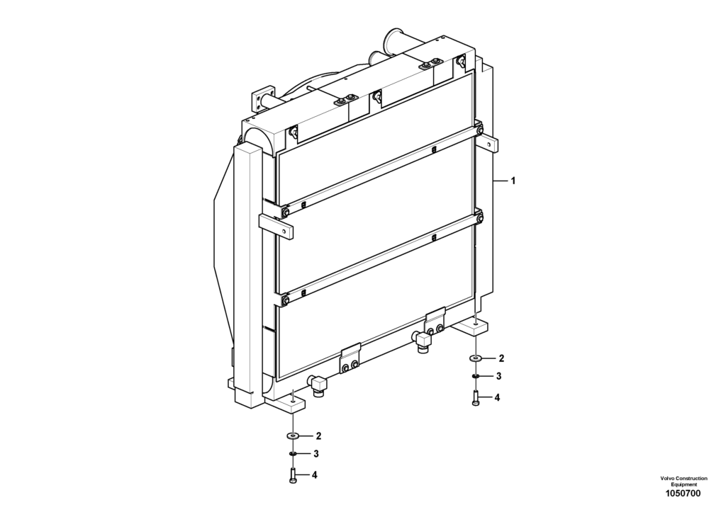 Radiator VOE8299205 EW145B Prime