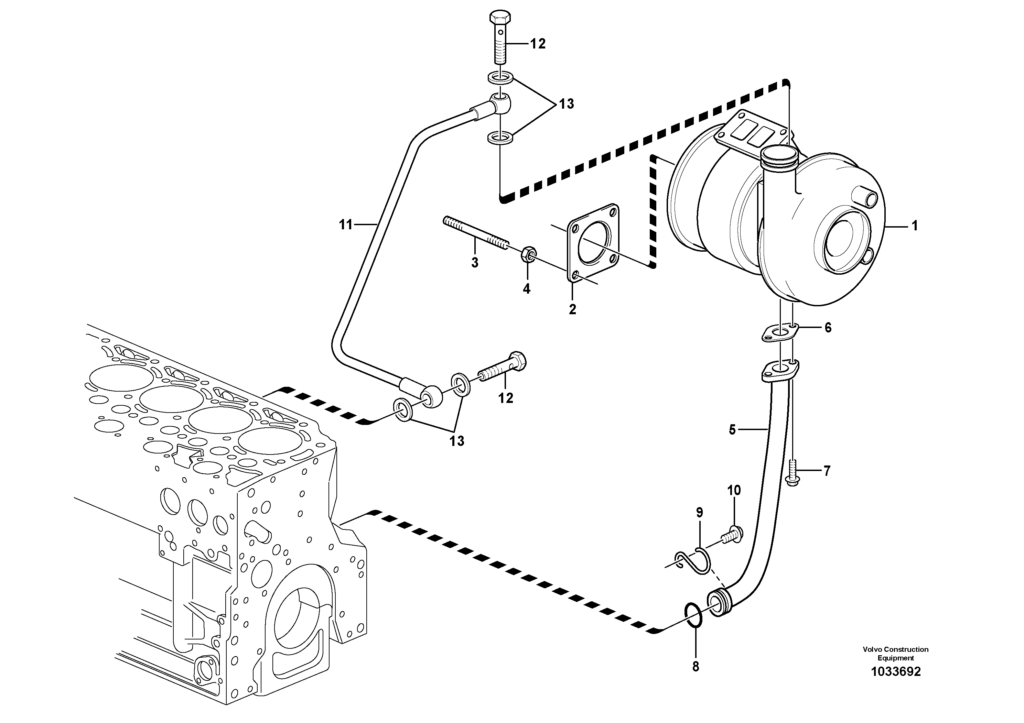 Turbocharger VOE8287685 EW145B Prime