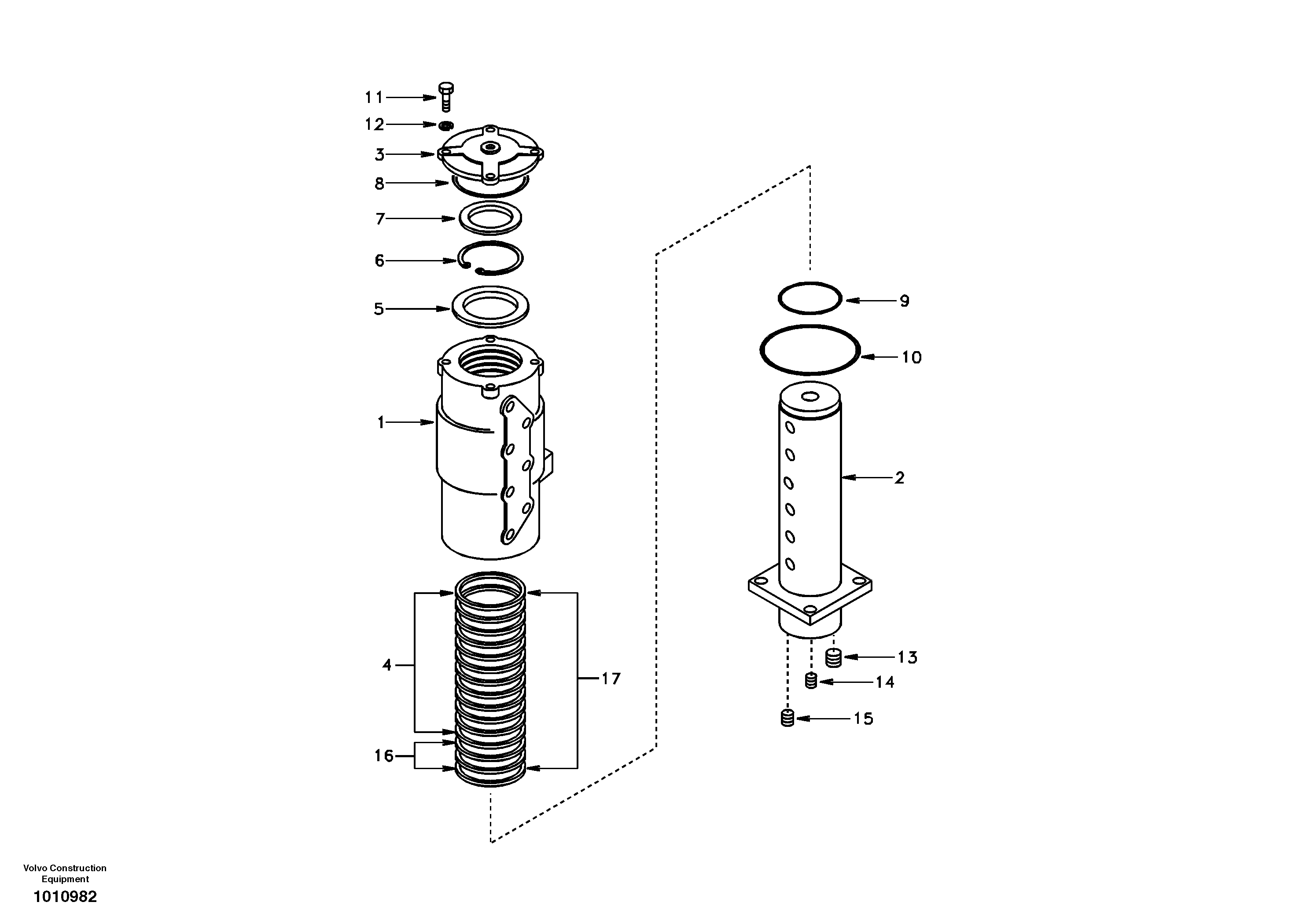 Turning joint EW130 Volvo