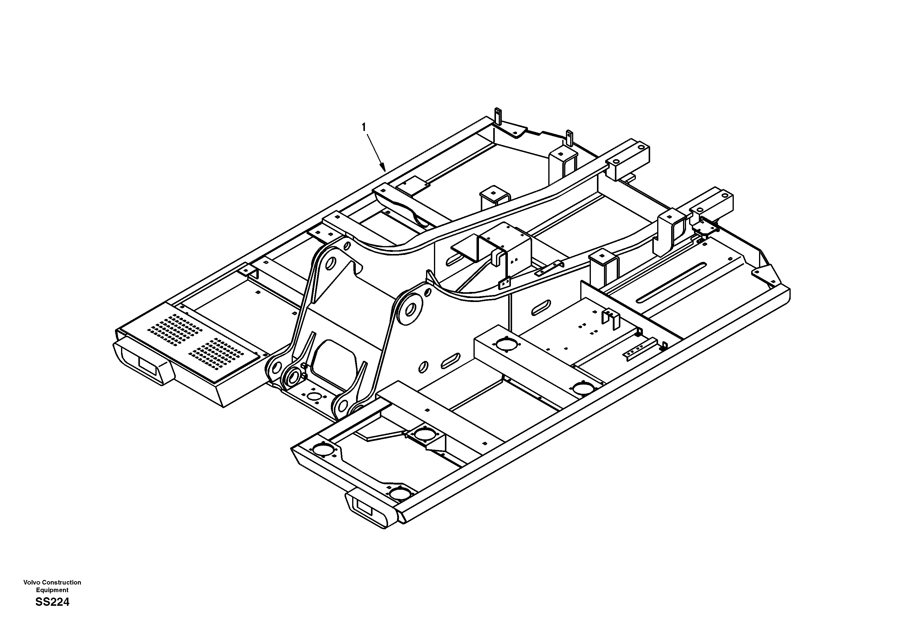 Upper frame EW130 Volvo