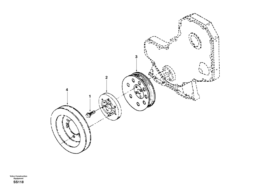 Vibration Damper 6BT EW130 Volvo