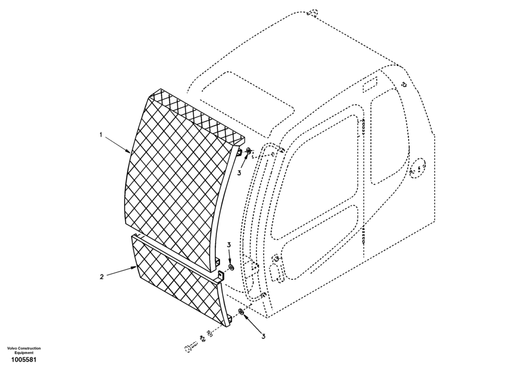 Windshield protection EW130 Volvo