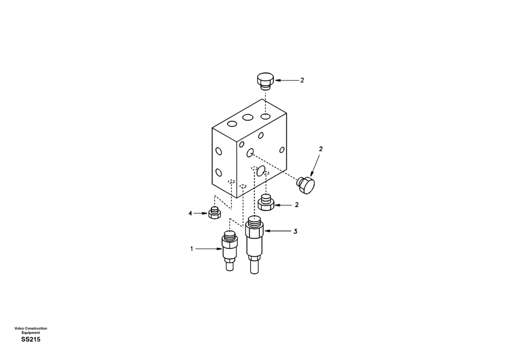 Brake valve Hydraulic system EW130