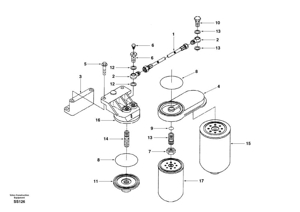 Fuel Filter 6BT EW130 Volvo