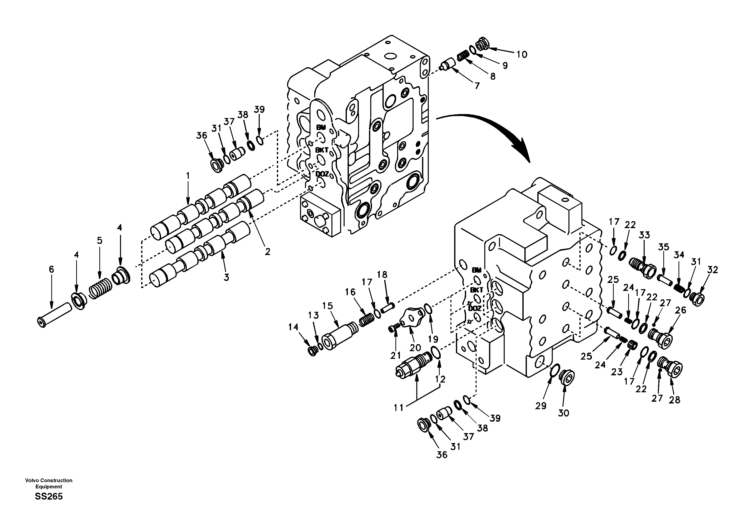 Boom and Bucket and travel RH Catalog