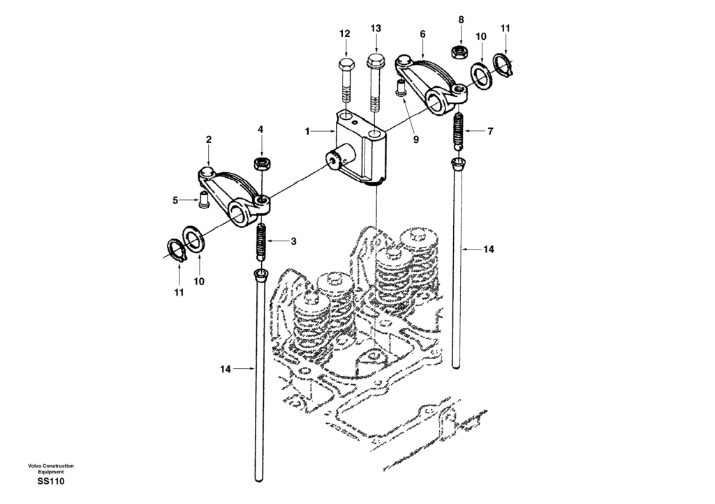 Rocker Arm EW130 Volvo