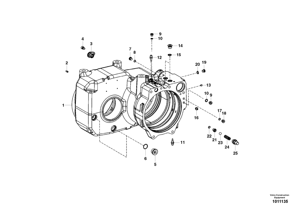 Gear box housing VOE8279320 EW145B Prime