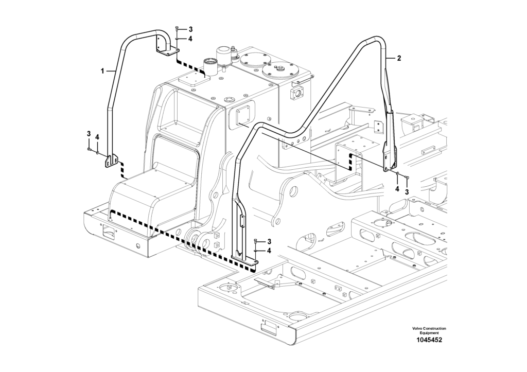 Handrail VOE8287683 EW145B Prime