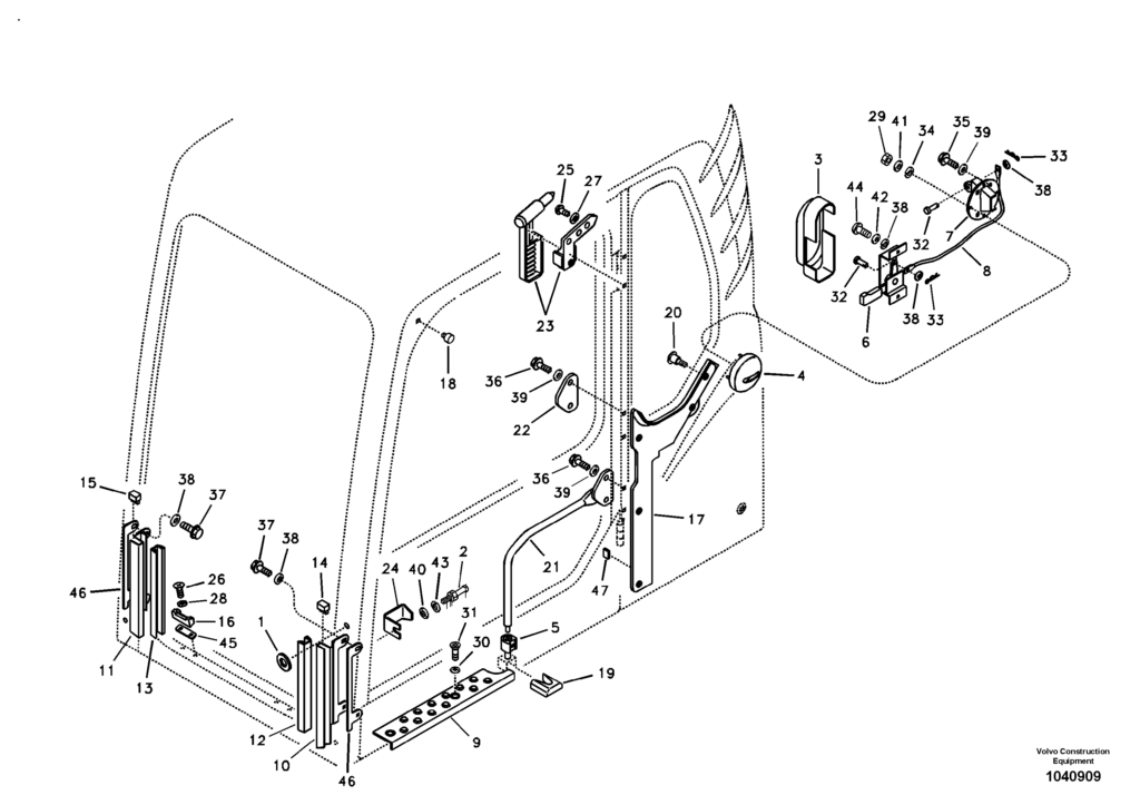 Operators cab VOE8287688 EW145B Prime