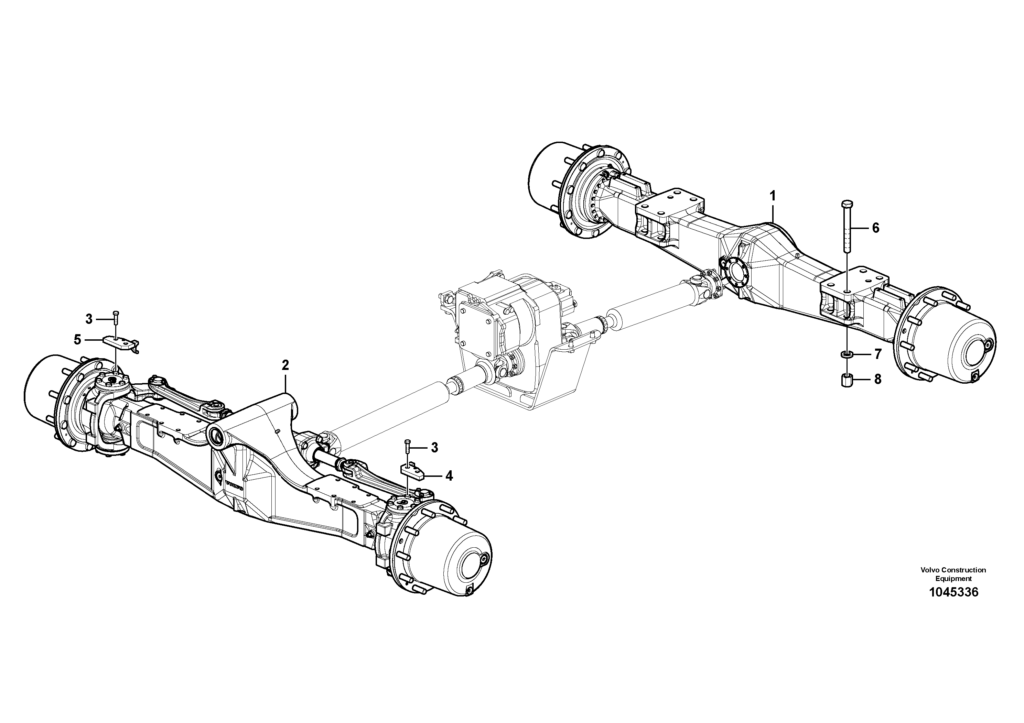 Planet axles VOE8279320 EW145B Prime