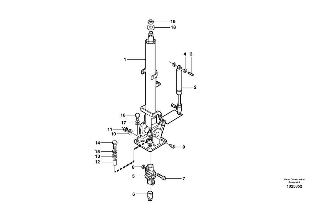 Steering column VOE8285788 EW145B Prime