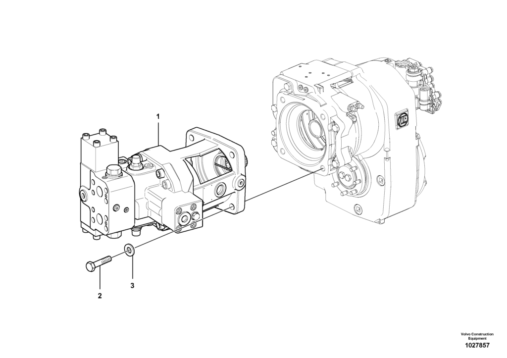 Travel motor VOE8287683