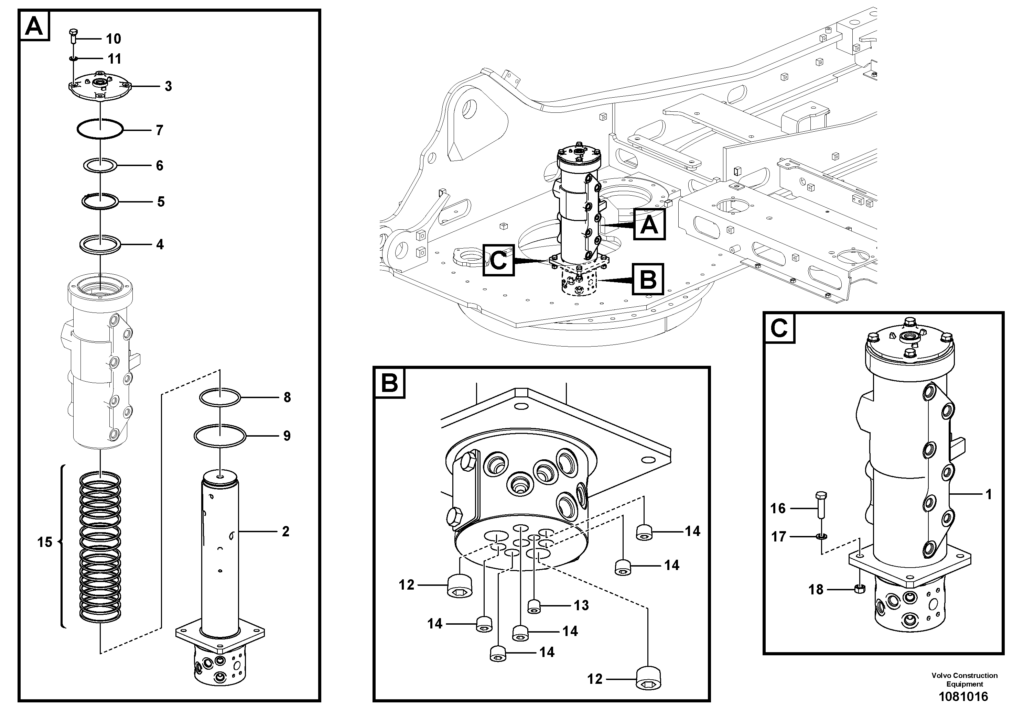 Turning joint VOE8287683 EW145B Prime