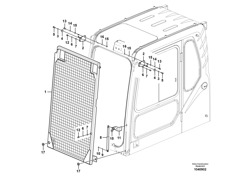 Windshield protection VOE8277166 EW145B Prime