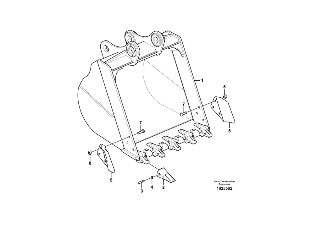 Bucket VOE8283605 EW145B Prime