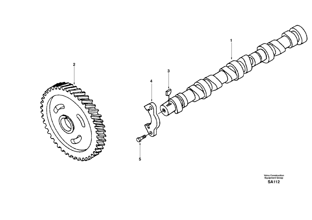 Camshaft DD04B001 EC210 