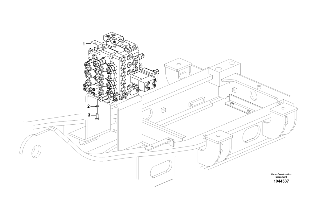 Control valve with fitting parts VOE8287683 EW145B Prime