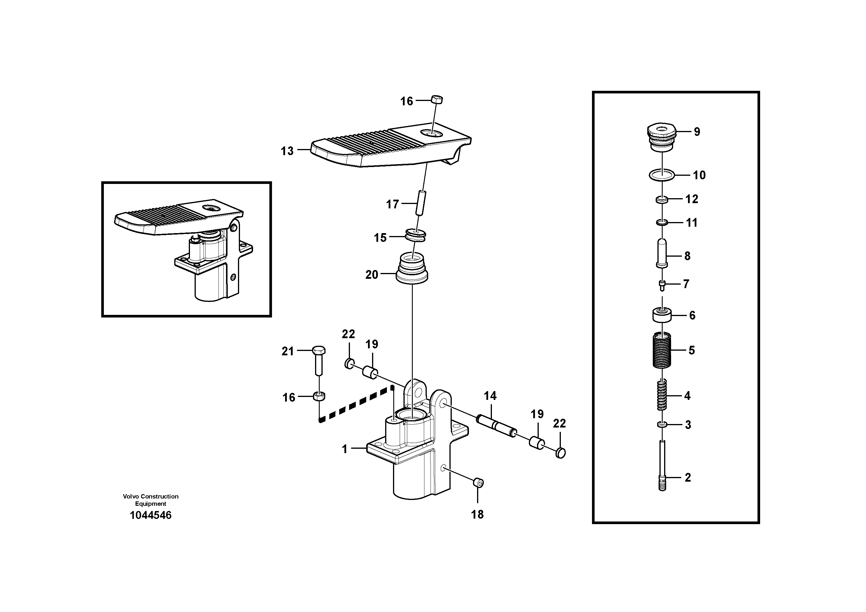 Travel motor VOE8287683 EW145B Prime