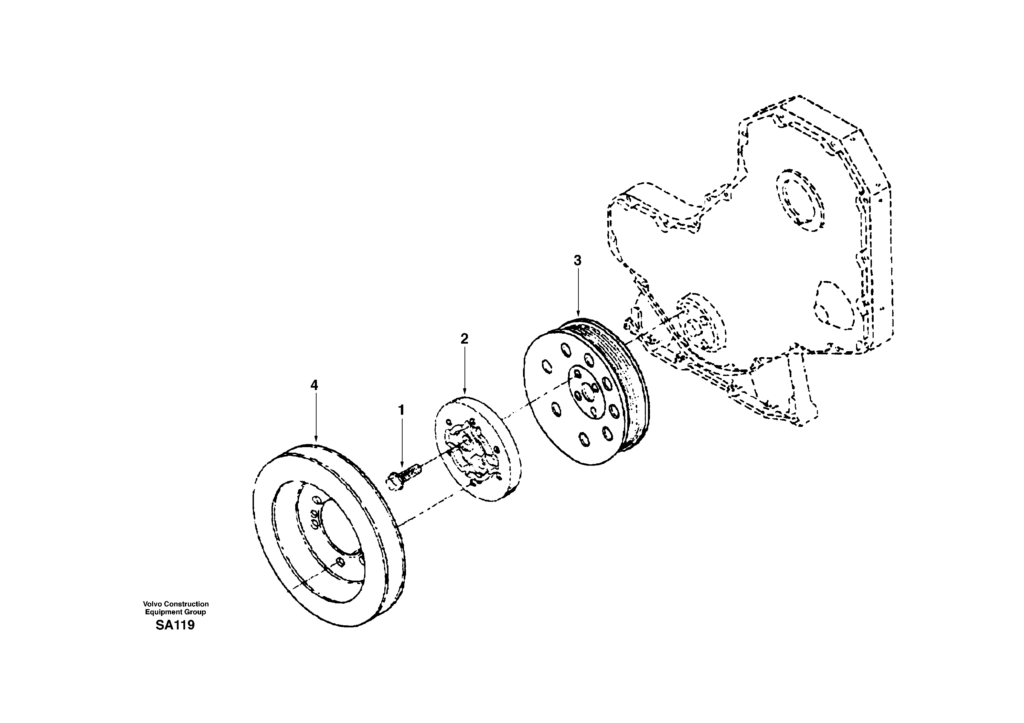 Vibration damper DD04B001 EC210