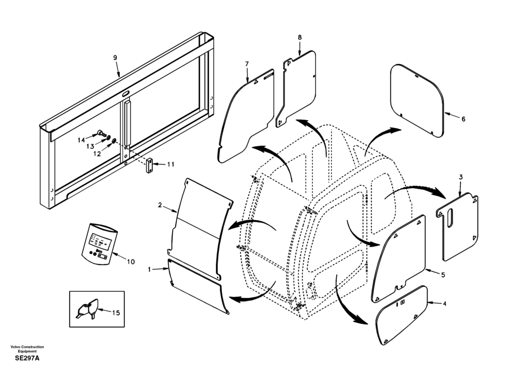 Antitheft system DD11D001 EC210