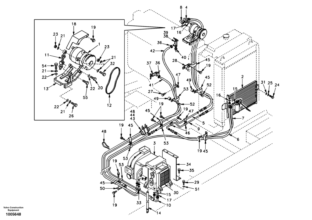 Cooling and heater DD08D004 EC210