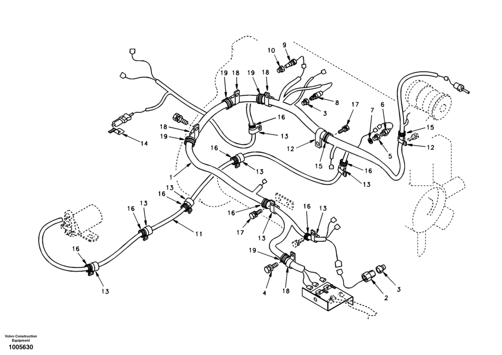 Engine DD00A001 EC210