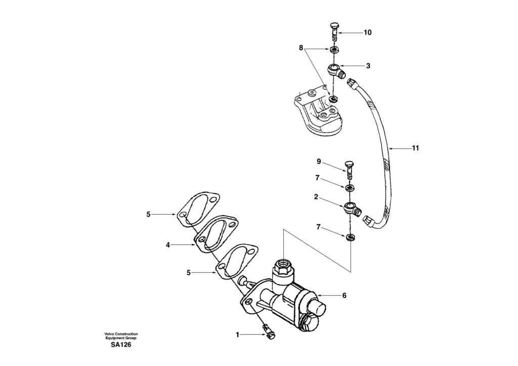 Fuel feed pump DD04B001 EC210 