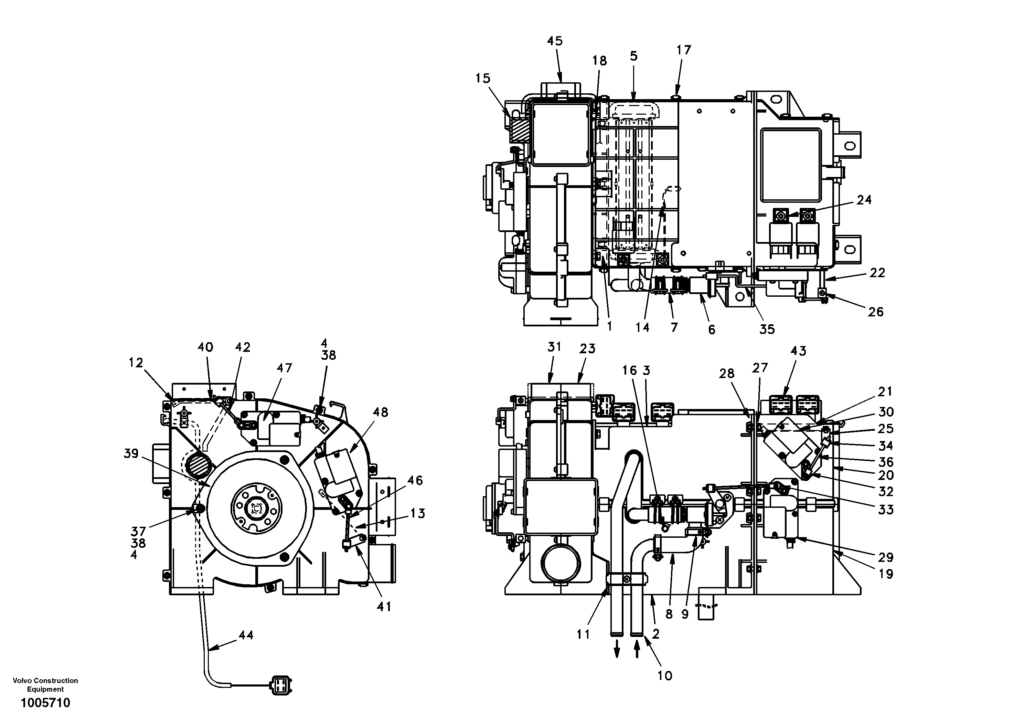 Heating unit DD08D003 EC210