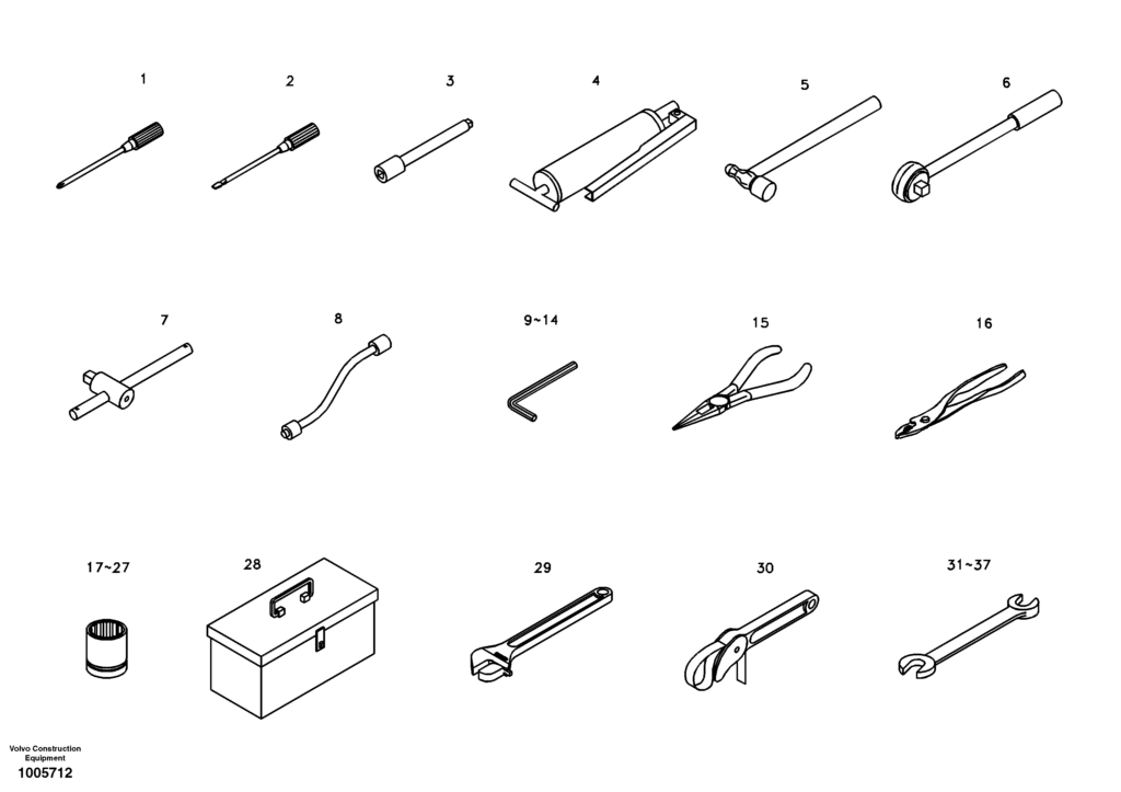 Tools DD02A001 EC210