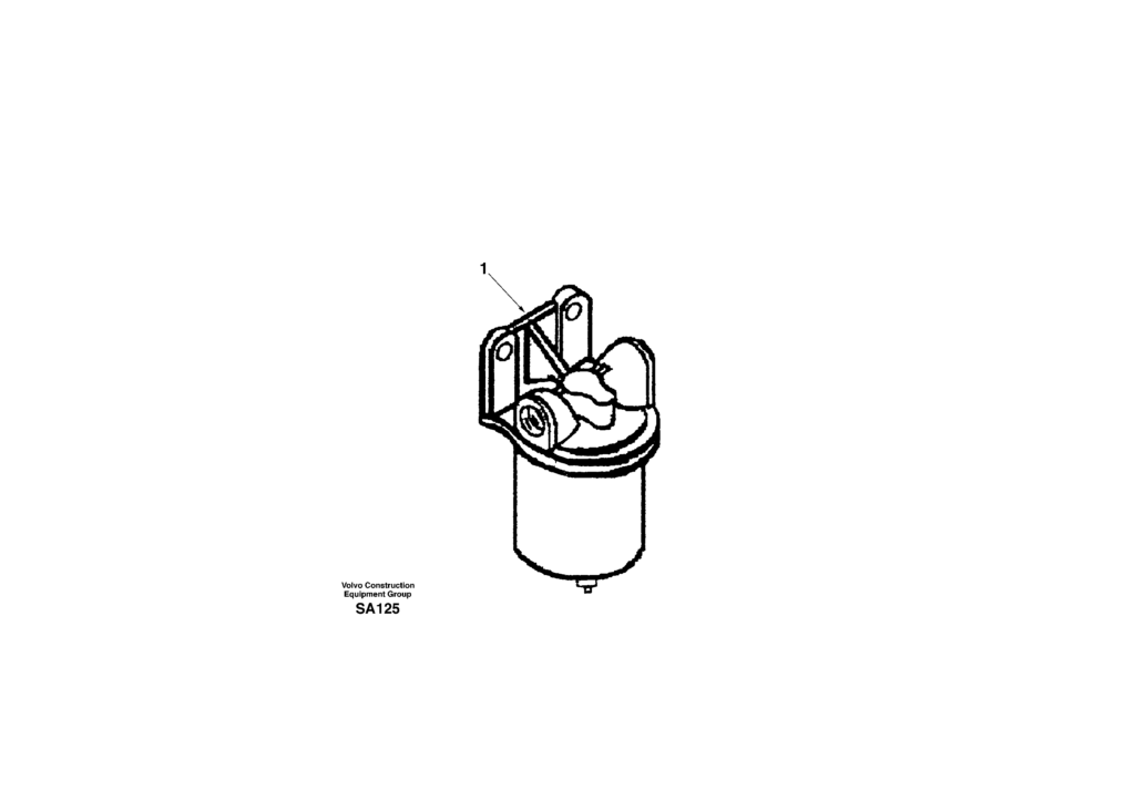 Water separator DD04B001 EC210