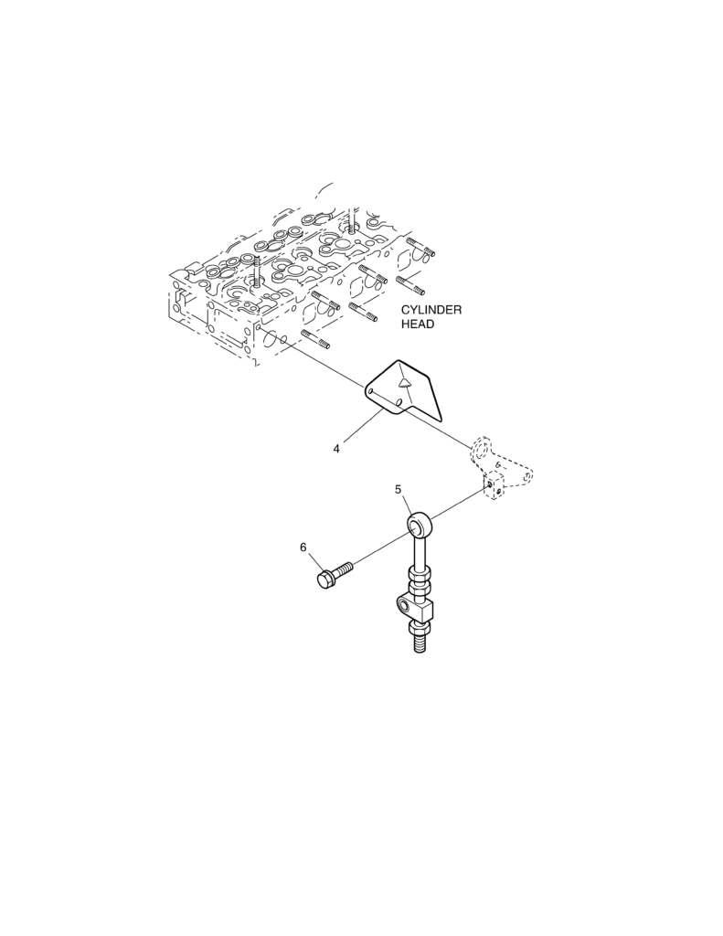 Alternator Mounting Doosan DX140W