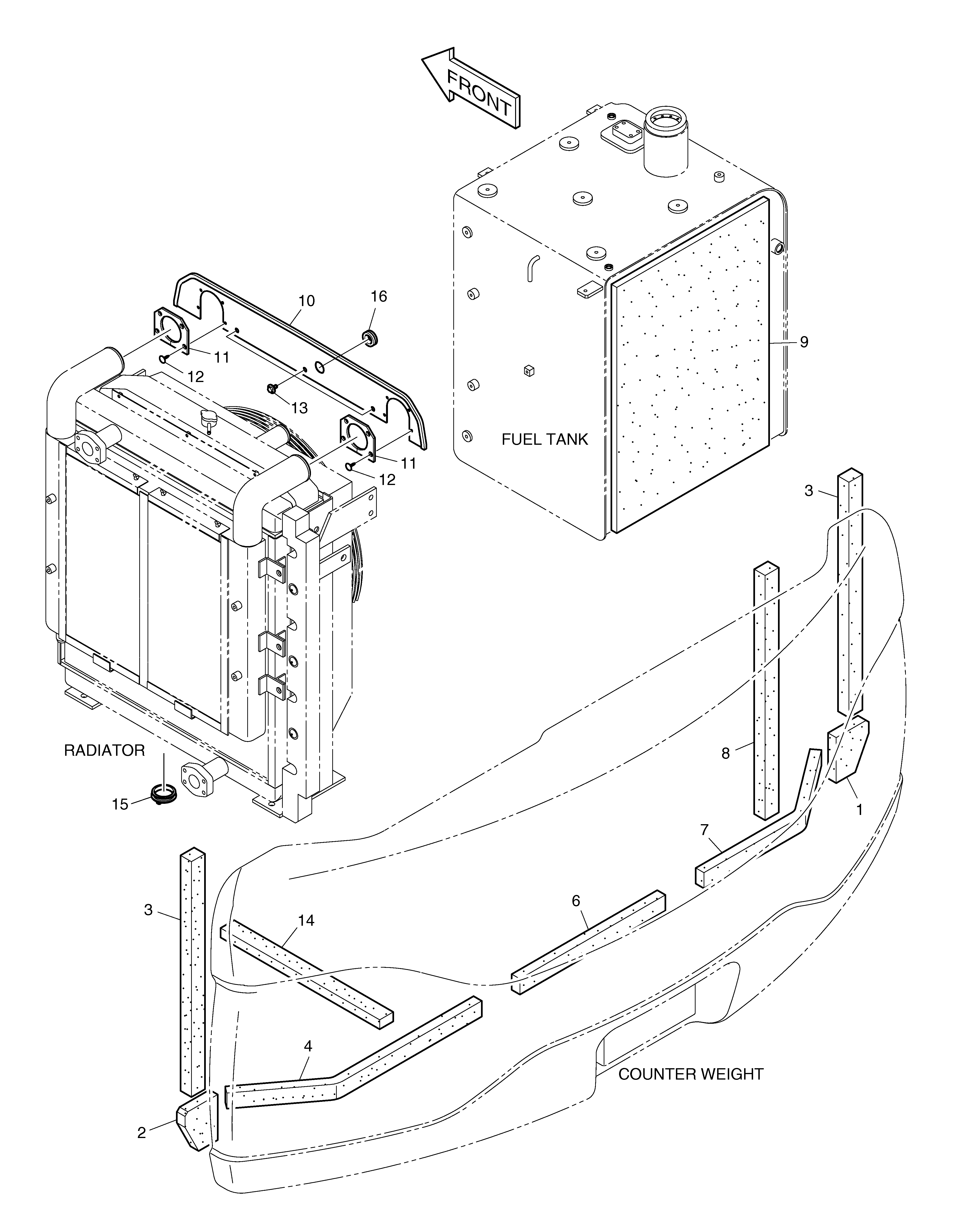 Foam Ass'y Doosan DX140W