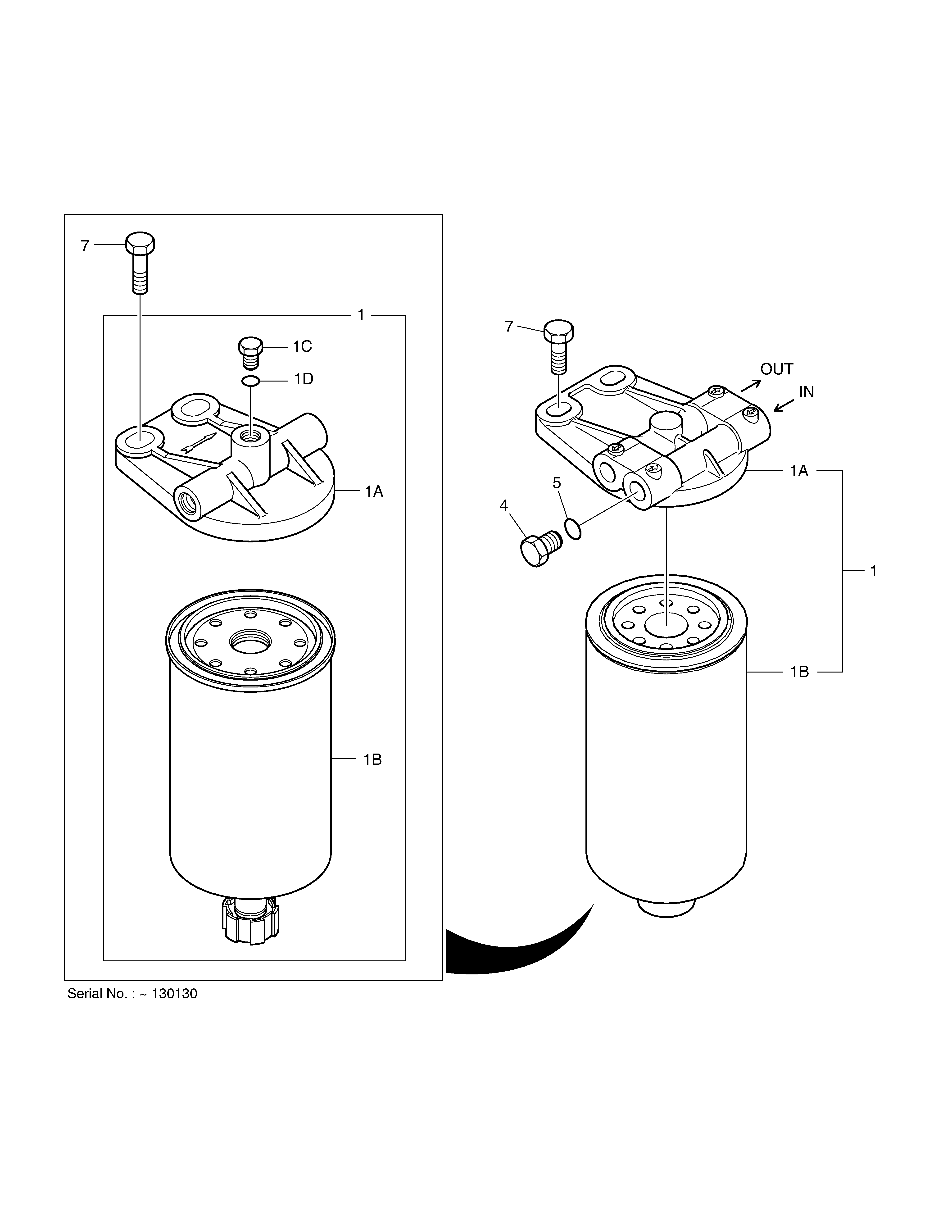 Fuel Filter Doosan DX140W